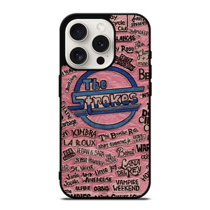 THE STROKES AND FAMOUS BAND LOGO iPhone 15 Pro Case Cover