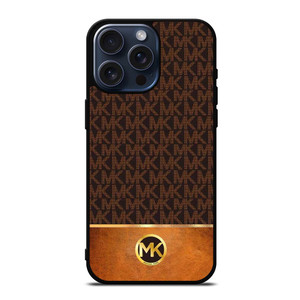 MICHAEL KORS MK LOGO BROWN ICON iPhone 15 Pro Max Case Cover MICHAEL KORS MK LOGO BROWN ICON iPhone 15 Pro Max Case Cover