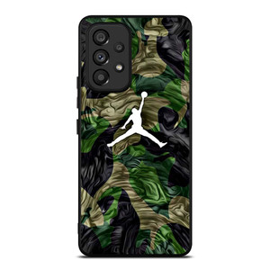 AIR JORDAN LOGO CAMO Samsung Galaxy A53 Case Cover AIR JORDAN LOGO CAMO Samsung Galaxy A53 Case Cover