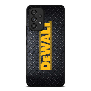 DEWALT TOOLS LOGO METAL Samsung Galaxy A53 Case Cover DEWALT TOOLS LOGO METAL Samsung Galaxy A53 Case Cover