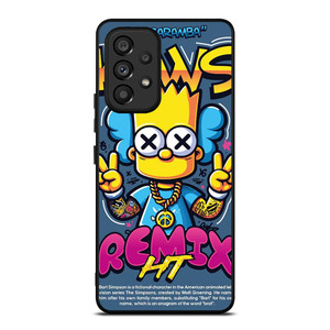 KAWS X BART SIMPSONS Samsung Galaxy A53 Case Cover KAWS X BART SIMPSONS Samsung Galaxy A53 Case Cover