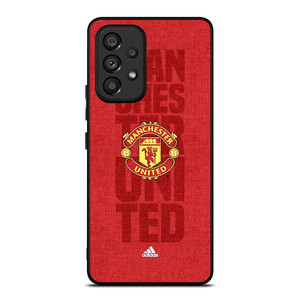 MANCHESTER UNITED FC LOGO ADIDAS Samsung Galaxy A53 Case Cover MANCHESTER UNITED FC LOGO ADIDAS Samsung Galaxy A53 Case Cover