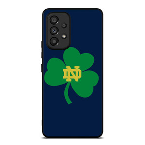 NOTRE DAME FIGHTING IRISH CLOVER LOGO Samsung Galaxy A53 Case Cover