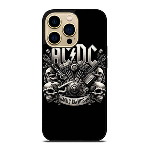 ACDC AC DC HARLEY DAVIDSON LOGO iPhone 14 Pro Max Case Cover