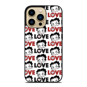 BETTY BOOP LOVE iPhone 14 Pro Max Case Cover