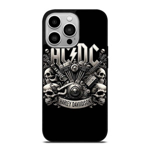 ACDC AC DC HARLEY DAVIDSON LOGO iPhone 14 Pro Case Cover ACDC AC DC HARLEY DAVIDSON LOGO iPhone 14 Pro Case Cover