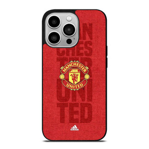 MANCHESTER UNITED FC LOGO ADIDAS iPhone 14 Pro Case Cover MANCHESTER UNITED FC LOGO ADIDAS iPhone 14 Pro Case Cover