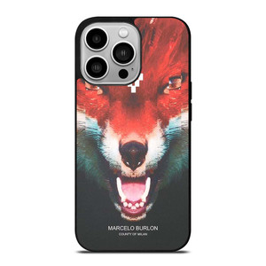 MARCELO BURLON FOX iPhone 14 Pro Case Cover MARCELO BURLON FOX iPhone 14 Pro Case Cover