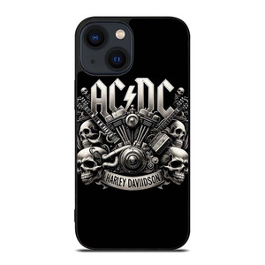 ACDC AC DC HARLEY DAVIDSON LOGO iPhone 14 Plus Case Cover