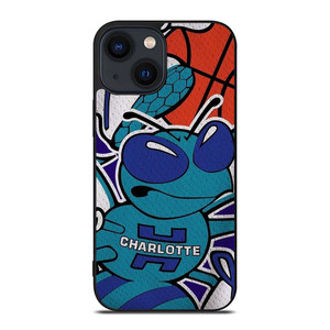 CHARLOTTE HORNETS BASKTEBALL TEAM LOGO iPhone 14 Plus Case Cover