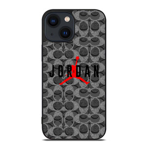COACH NEW YORK AIR JORDAN BLACK iPhone 14 Plus Case Cover