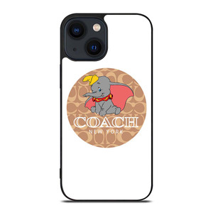 COACH NEW YORK DUMBO DISNEY iPhone 14 Plus Case Cover COACH NEW YORK DUMBO DISNEY iPhone 14 Plus Case Cover