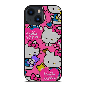 HELLO KITTY CAT PINK iPhone 14 Plus Case Cover HELLO KITTY CAT PINK iPhone 14 Plus Case Cover