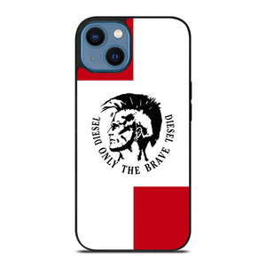 DIESEL ONLY THE BRAVE iPhone 14 Case Cover DIESEL ONLY THE BRAVE iPhone 14 Case Cover