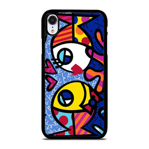 ROMERO BRITTO FISH LOVE iPhone XR Case Cover