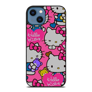 HELLO KITTY CAT PINK iPhone 14 Case Cover