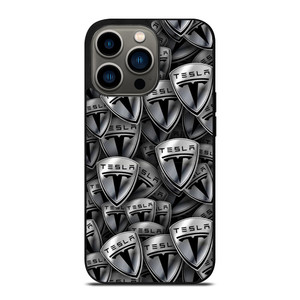 TESLA METAL LOGO COLLAGE iPhone 13 Pro Case Cover