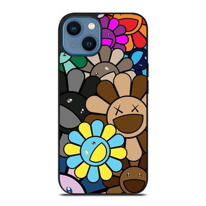 KAWS X TAKASHI MURAKAMI FLOWER iPhone 14 Case Cover