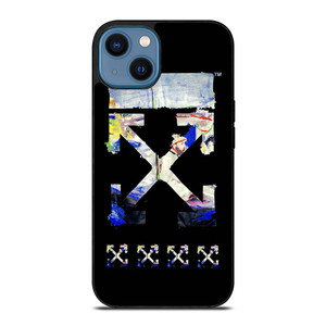 OFF WHITE CLOTHING ART LOGO iPhone 14 Case Cover
