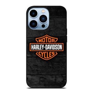 HARLEY DAVIDSON MOTORCYCLE WOODEN LOGO iPhone 13 Pro Max Case Cover