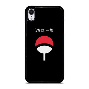 UCHIHA CLAN LOGO MINIMALIST iPhone XR Case Cover UCHIHA CLAN LOGO MINIMALIST iPhone XR Case Cover