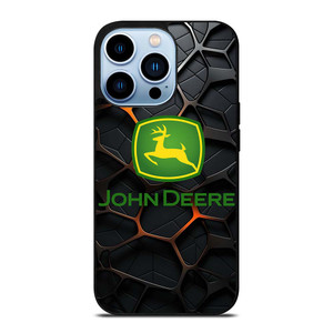 JOHN DEERE TRACTOR LOGO STEEL EMBLEM iPhone 13 Pro Max Case Cover