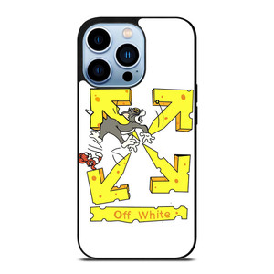 OFF WHITE TOM AND JERRY iPhone 13 Pro Max Case Cover OFF WHITE TOM AND JERRY iPhone 13 Pro Max Case Cover