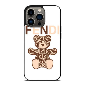 FENDI ROMA BROWN BEAR iPhone 13 Pro Case Cover