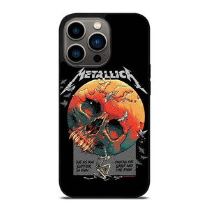 METALLICA BAND ICON SKULL iPhone 13 Pro Case Cover