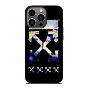 OFF WHITE CLOTHING ART LOGO iPhone 13 Pro Case Cover