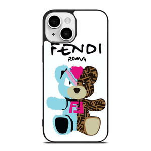 FENDI ROMA BEAR LOGO iPhone 13 Mini Case Cover