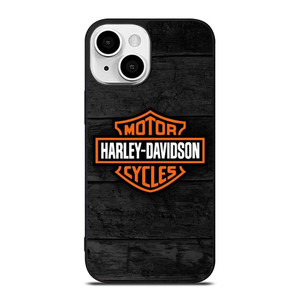 HARLEY DAVIDSON MOTORCYCLE WOODEN LOGO iPhone 13 Mini Case Cover