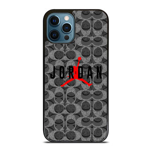 COACH NEW YORK AIR JORDAN BLACK iPhone 12 Pro Max Case Cover
