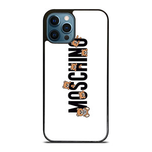 MOSCHINO BEAR LOGO iPhone 12 Pro Max Case Cover