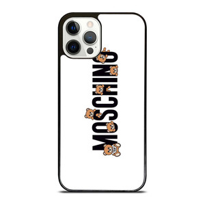 MOSCHINO BEAR LOGO iPhone 12 Pro Case Cover