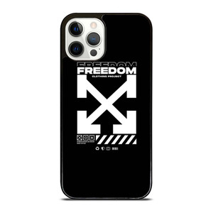 OFF WHITE CLOTHING FREEDOM iPhone 12 Pro Case Cover OFF WHITE CLOTHING FREEDOM iPhone 12 Pro Case Cover