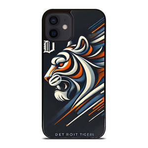 DETROIT TIGERS LOGO ART iPhone 12 Mini Case Cover DETROIT TIGERS LOGO ART iPhone 12 Mini Case Cover