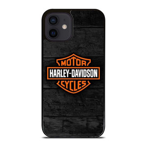 HARLEY DAVIDSON MOTORCYCLE WOODEN LOGO iPhone 12 Mini Case Cover HARLEY DAVIDSON MOTORCYCLE WOODEN LOGO iPhone 12 Mini Case Cover