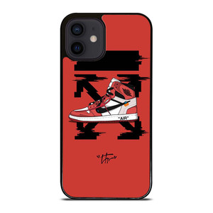 OFF WHITE NIKE AIR JORDAN iPhone 12 Mini Case Cover OFF WHITE NIKE AIR JORDAN iPhone 12 Mini Case Cover