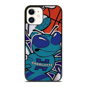 CHARLOTTE HORNETS BASKTEBALL TEAM LOGO iPhone 12 Case Cover CHARLOTTE HORNETS BASKTEBALL TEAM LOGO iPhone 12 Case Cover