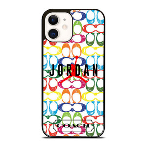 COACH NEW YORK AIR JORDAN COLORFUL iPhone 12 Case Cover