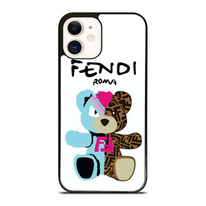 FENDI ROMA BEAR LOGO iPhone 12 Case Cover FENDI ROMA BEAR LOGO iPhone 12 Case Cover