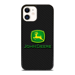 JOHN DEERE CARBON LOGO iPhone 12 Case Cover