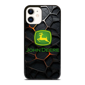 JOHN DEERE TRACTOR LOGO STEEL EMBLEM iPhone 12 Case Cover JOHN DEERE TRACTOR LOGO STEEL EMBLEM iPhone 12 Case Cover
