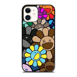 KAWS X TAKASHI MURAKAMI FLOWER iPhone 12 Case Cover