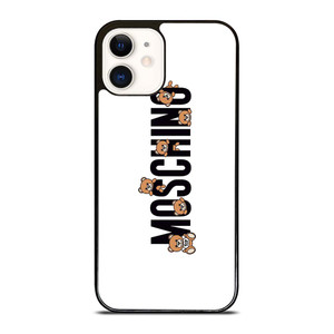 MOSCHINO BEAR LOGO iPhone 12 Case Cover