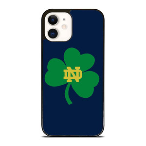 NOTRE DAME FIGHTING IRISH CLOVER LOGO iPhone 12 Case Cover
