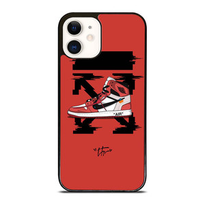 OFF WHITE NIKE AIR JORDAN iPhone 12 Case Cover