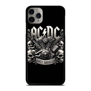 ACDC AC DC HARLEY DAVIDSON LOGO iPhone 11 Pro Max Case Cover