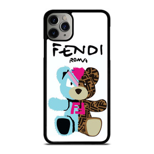 FENDI ROMA BEAR LOGO iPhone 11 Pro Max Case Cover